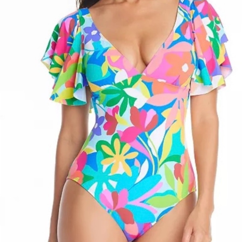 Bleu Rod Beattie Away We Go Multicolor Swimsuit